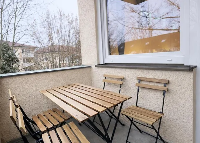 Stilvolles Fuer Bis Zu 6 Gaeste - Balkon & Parkplatz דירה
